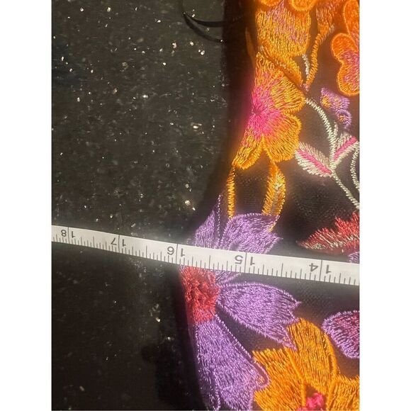 Elliatt Alessandra Floral Mini Dress In Orange Cocktail Wedding Guest size S NWT - Picture 8 of 9